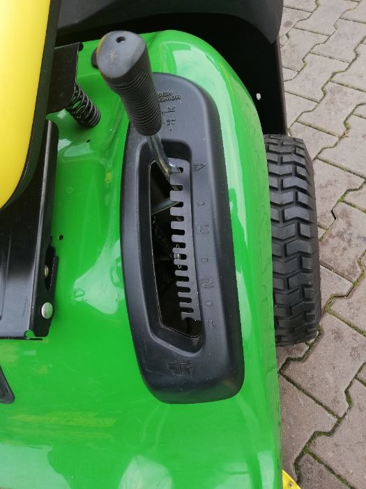 Kosiarka samojezdna traktorek z koszem JOHN DEERE pompa 2 cylindry moc