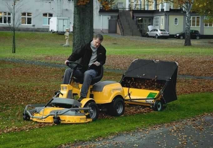 Zbierak trawy i liści 107cm kosz 650 litrów do traktora ogrodowego