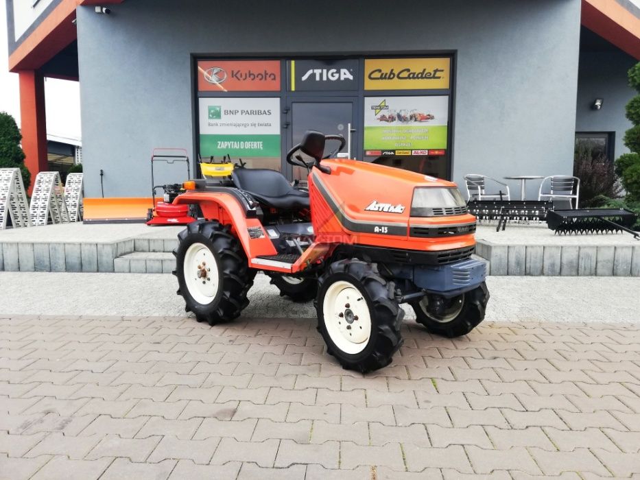 4x4 MiniTraktor japoński 4WD Kubota Aste A13 diesel 3-cylindry 13 KM