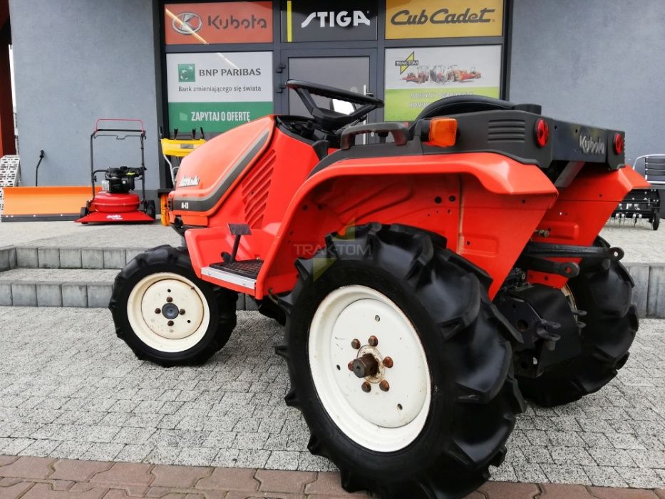 4x4 MiniTraktor japoński 4WD Kubota Aste A13 diesel 3-cylindry 13 KM