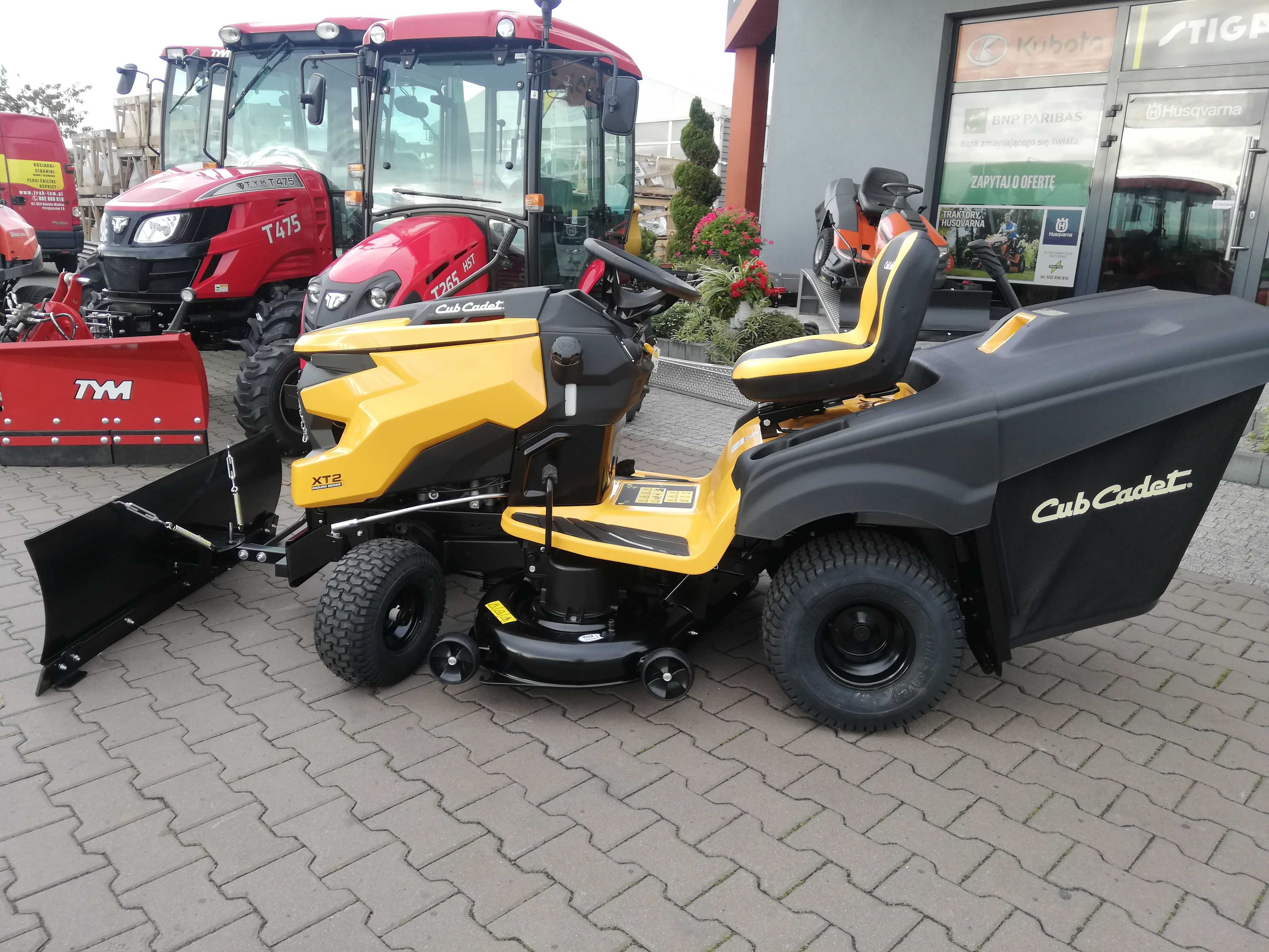 Najlepszy traktor do koszenia trawy Cub Cadet XT2 20KM +pług śnieżny