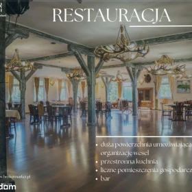 Budynek restauracyjno-hotelowy z kręgielnią Mazury